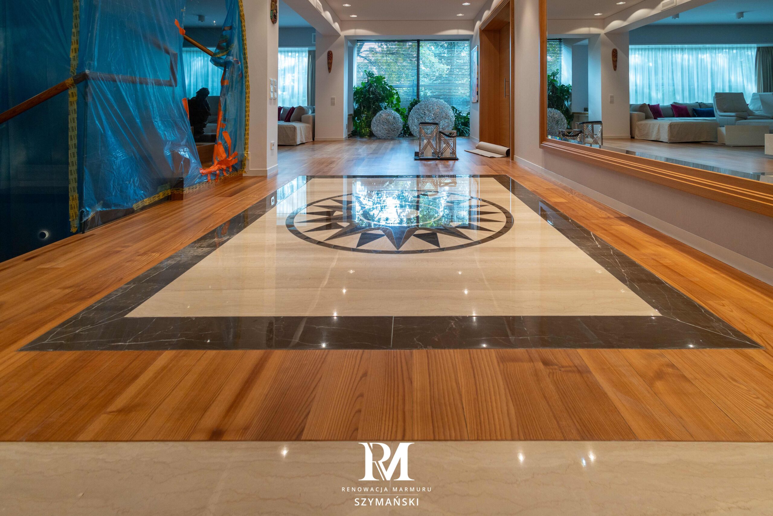 Polerowanie marmuru rozeta - 4