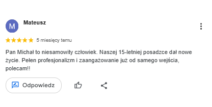 opinia z google renowacja marmuru
